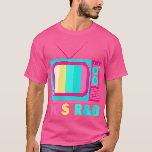 Vrouwen 90s RB TV Throwback Graphic T-shirt (Voorkant)