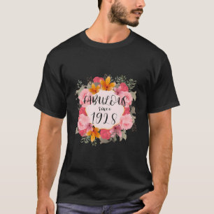 Vrouwen 95 jaar oud Fabulous sinds 1928 Happy 95th T-shirt