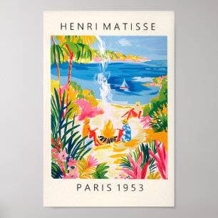 Vrouwen aan het strand Matisse Wall Art, Tropisch  Poster