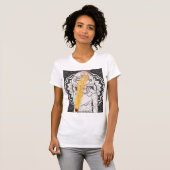 Vrouwen abstract blazen shirt asteroïde (Voorkant volledig)