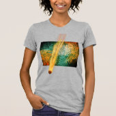 Vrouwen abstract shirt (Voorkant)