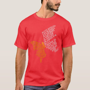 Vrouwen Acuut myeloïde leukemie Aankomst of nek T-shirt