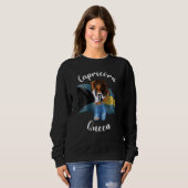 Vrouwen Afro Bahaman Capricorn Queen Black Womens Trui (Voorkant volledig)