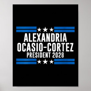 Vrouwen Alexandria Ocasio Cortez voor President 20 Poster