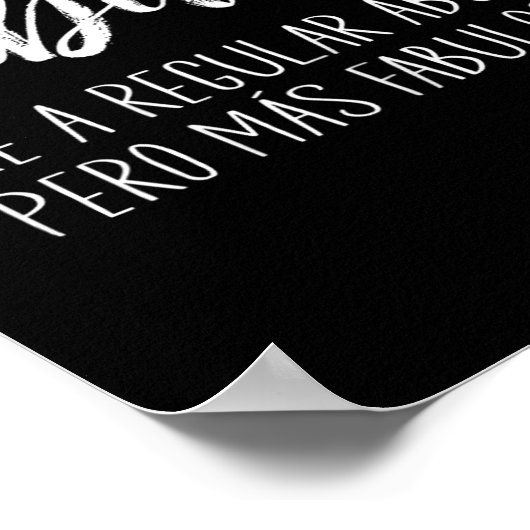 Vrouwen als een gewone Abuela para fabuela moeders Poster (Hoek)