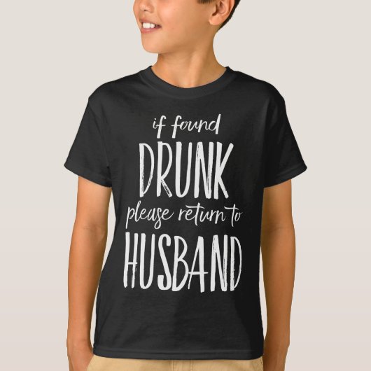 Vrouwen als ze Drink worden teruggebracht naar ech T-shirt (Voorkant)
