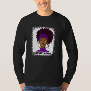 Vrouwen Alzheimeru2019s Strijder Ondersteuning Alz T-shirt