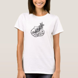 Vrouwen American Apparel Fine Long T-Shirt