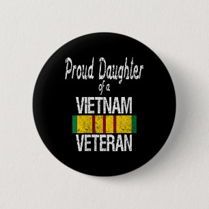 Vrouwen Amerikaanse militaire familie - trotse doc Ronde Button 5,7 Cm