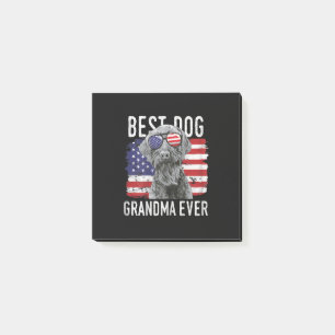 Vrouwen Amerikaanse vlag beste hond oma ooit reus Post-it® Notes
