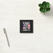 Vrouwen Amerikaanse vlag beste hond oma ooit reus Post-it® Notes (Kantoor)