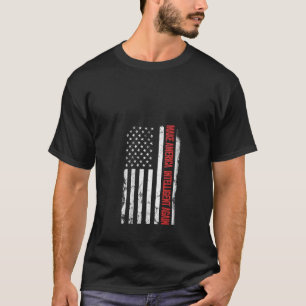 Vrouwen  Amerikaanse vlag maken Amerika Intel T-shirt