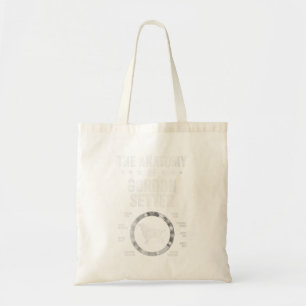 Vrouwen Anatomie van Gordon Setter Dog Love Tote Bag