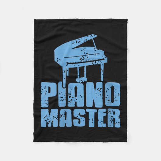Vrouwen ANO Master Confident Musician Pro Keyboard Fleece Deken (Voorkant)