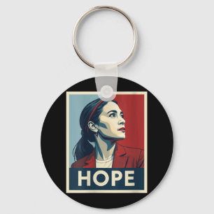 Vrouwen AOC Alexandria Ocasio Cortez 2028 voor Pre Sleutelhanger