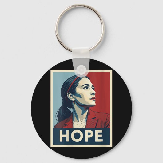 Vrouwen AOC Alexandria Ocasio Cortez 2028 voor Pre Sleutelhanger (Voorkant)