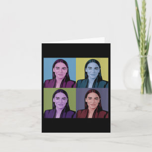 Vrouwen AOC Alexandria Ocasio-cortez Eerste Vrouw Kaart