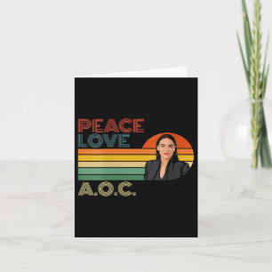 Vrouwen AOC Alexandria Ocasio-cortez Eerste Vrouw Kaart