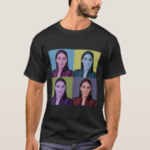 Vrouwen AOC Alexandria Ocasio-cortez Eerste Vrouw T-shirt