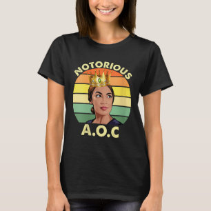Vrouwen AOC Alexandria Ocasio-cortez Eerste Vrouw T-shirt