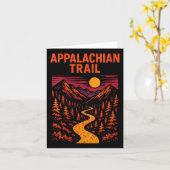 Vrouwen Appalachian Trail Wandelen Avontuur Retro Kaart (Gele Bloem)