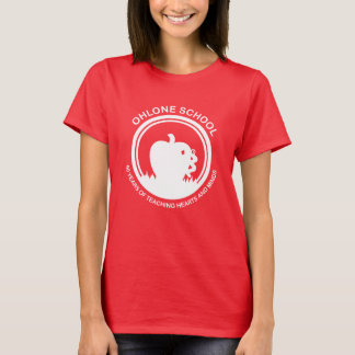 Vrouwen Apple T-shirt rood