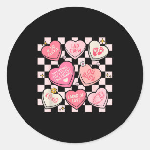 Vrouwen Arbeid En Verpleegster Hartensuiker Valent Ronde Sticker