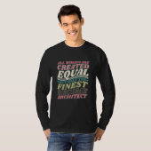 Vrouwen Architectuur Ontwerpen, Architect Architec T-shirt (Voorkant volledig)