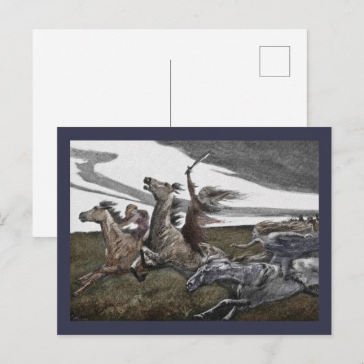 Vrouwen arriveren de ziekte feestdagenkaart (Voorkant / Achterkant)