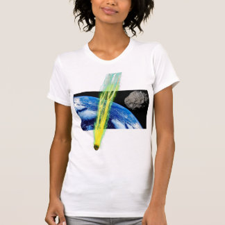 Vrouwen asteroïde aarde shirt