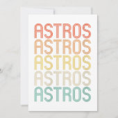 Vrouwen Astros Kaart (Voorkant)