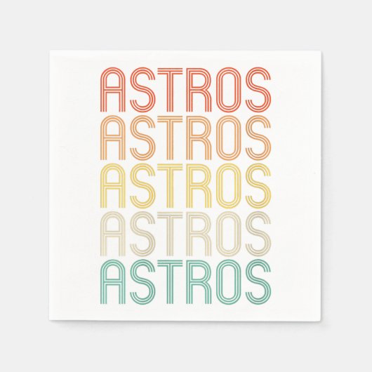 Vrouwen Astros  Servet (Voorkant)