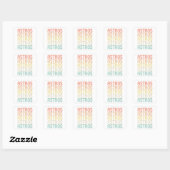 Vrouwen Astros  Vierkante Sticker (Vel)