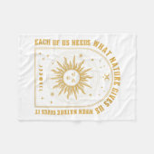 Vrouwen Aurelius Stoïcijnse filosofie Latijn Quote Fleece Deken (Voorkant (Horizontaal))