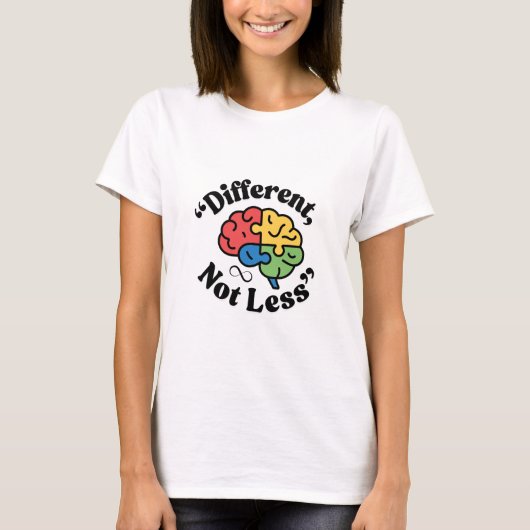 Vrouwen Autisme Bewustzijn T-shirt (Voorkant)