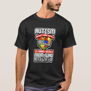 Vrouwen Autisme Komt Niet Met Een Handleiding Moed T-shirt