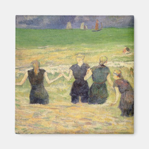 Vrouwen badend Dieppe door Paul Gauguin Magneet