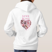 Vrouwen Basic Hooded Sweatshirt Gepassioneerd (Achterkant)