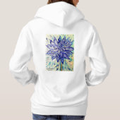 Vrouwen Basic Hooded Sweatshirt, Model is 6'2"/188 Hoodie (Achterkant)