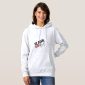 Vrouwen Basic Hooded SweatshirtT-Shirt Hoodie (Voorkant volledig)