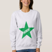 Vrouwen Basic Sweatshirt ash HUMOR STAR (Voorkant)