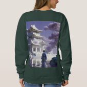 Vrouwen Basic Sweatshirt - Serenity in Motion (Achterkant)