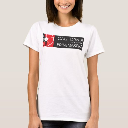Vrouwen Basic T-shirt CSP logo (Voorkant)