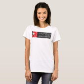 Vrouwen Basic T-shirt CSP logo (Voorkant volledig)