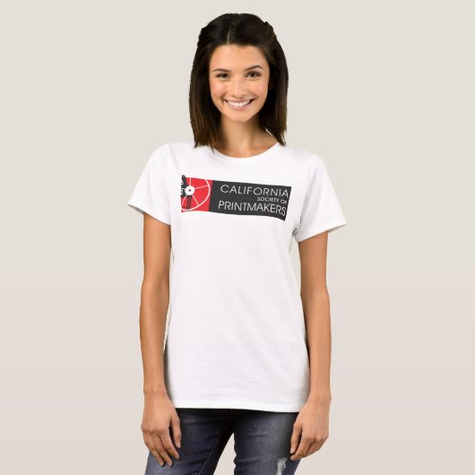 Vrouwen Basic T-shirt CSP logo (Voorkant volledig)