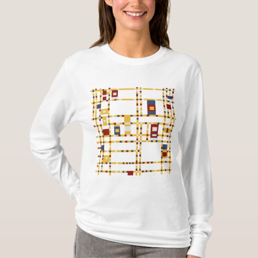 Vrouwen Basic T-shirt met Lange Mouwen (Voorkant)