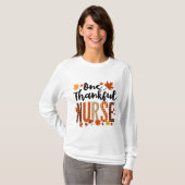 VROUWEN BASIC T-SHIRT MET LANGE MOUWEN (Voorkant volledig)