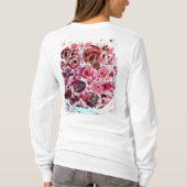 Vrouwen Basic T-shirt met lange mouwen Gepassionee (Achterkant)