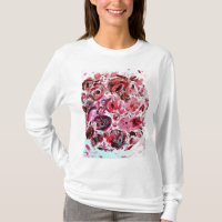 Vrouwen Basic T-shirt met lange mouwen Gepassionee