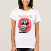 Vrouwen Basic T-shirt Rock & Rawer Cat (Voorkant)